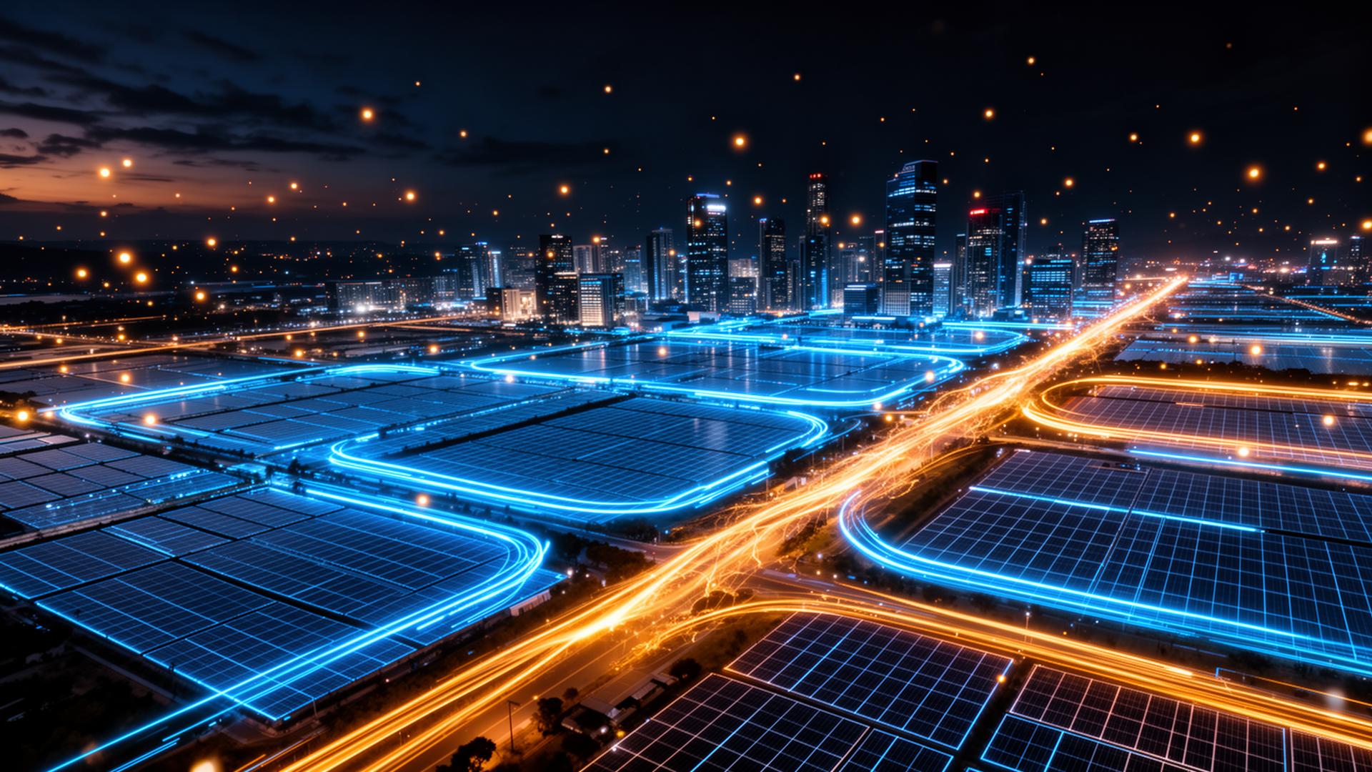 Smart solar city